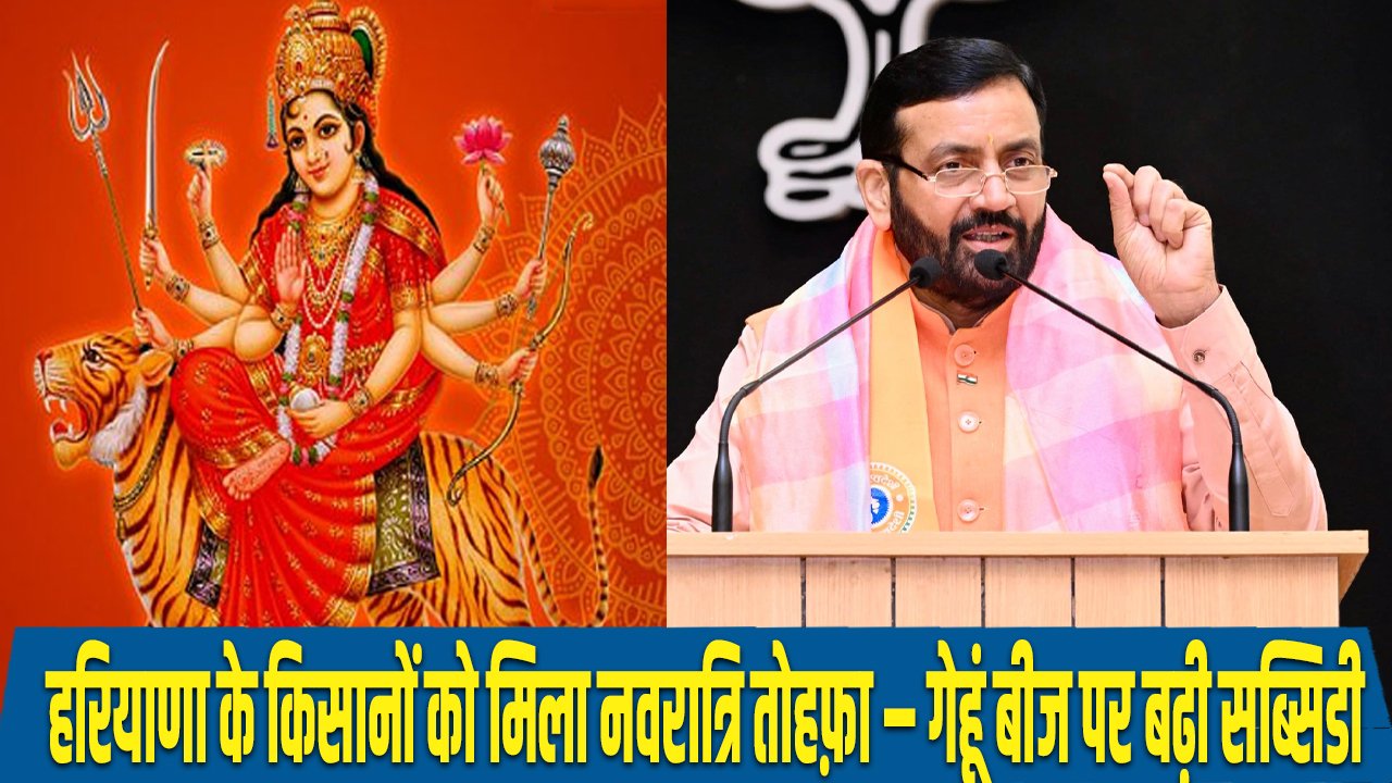 Navratri: Haryana government increases subsidy on certified wheat seeds